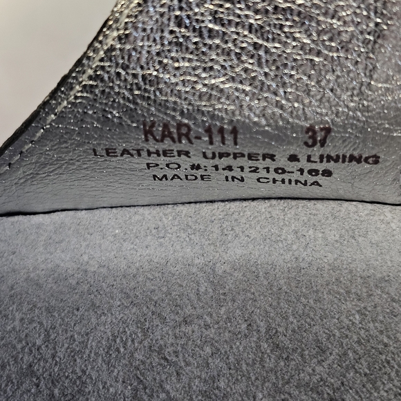 Alegria Women’s Karmen Black Metallic Adjustable Straps Sandals Slide Size 37 - Picture 7 of 16